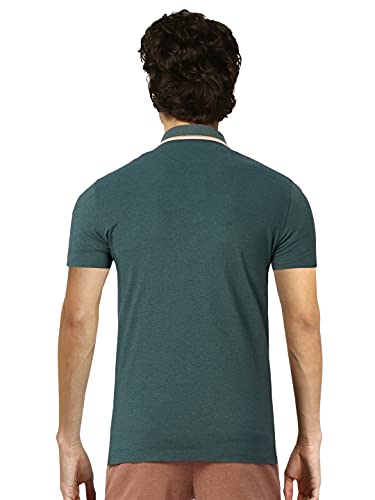 Image of Jack & Jones Men's Cotton Regular Fit Solid Polo Collar T-Shirt