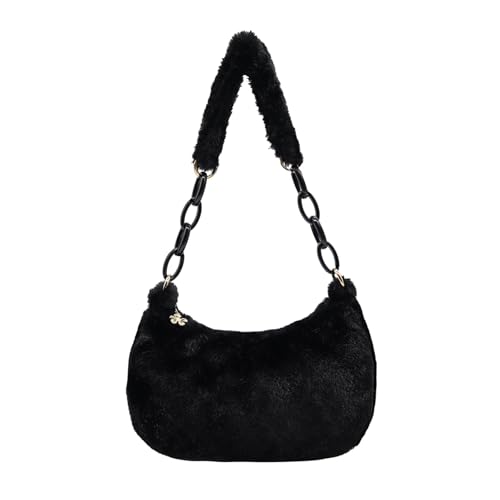 Sac de shopping vintage en peluche pour femme qui cherche confort et rangement compact