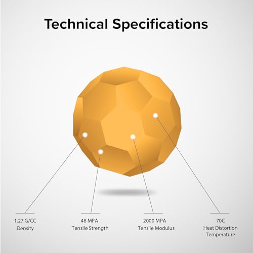 Image of Numakers PETG-HS 1.75mm 1kg 3D Printer Filament Clear Light Blue High-Speed Printing Strong & Tough Odorless Moisture Proof Low Warping Precise 3D Printing Fits Most FDM Printers Lemon Yellow