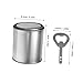 NUOBESTY 1 Set Empty Paint Cans Lids Metal Unlined Paint Buckets for Arts Crafts DIY Projects Includes Opener Tool for Easy Access