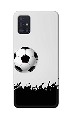 Image of Printed Hard Back Cover Case for Samsung Galaxy M31s Back Cover (Football Icon) -702
