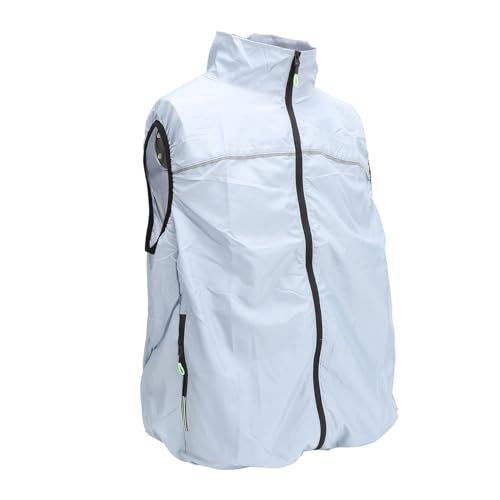 Gilet de Refroidissement par Ventilateur, Vêtements de Travail Climatisés Alimentés par USB, 3 Niveaux Réglables pour la Protection du Travail (L)