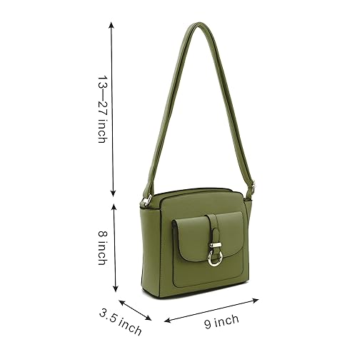 LA TERRE Lightweight Medium Crossbody Bags for Women, Small Crossbody Handbags Vegan Leather Shoulder Bag Purses3