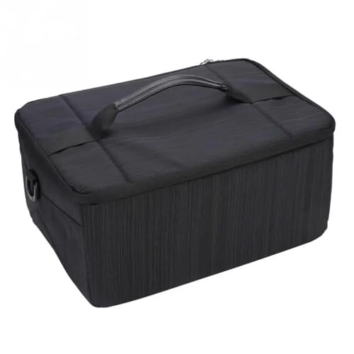 YShiuoL Bolsa Acolchada Intert for cámara DSLR, Bolsa Impermeable a Prueba de Golpes for Lentes, Estuche Almacenamiento, divisoria inserción Funda Camara Reflex(Black)