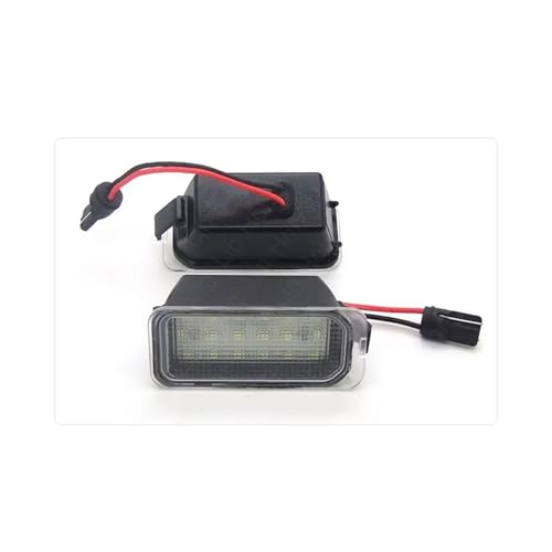 Luz placa matrícula LED Ford Ranger Explorer solución a bombillas fundidas y luz amarilla 6