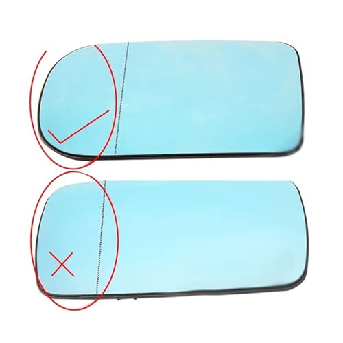 Miroir de rétroviseur cassé pour BMW E39 E38 solution verre chauffant - 5