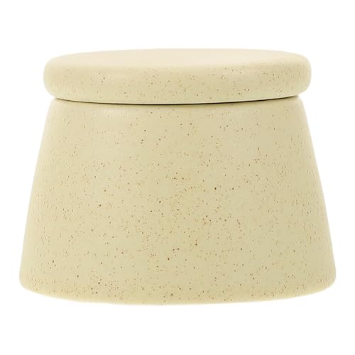 Taza de Cerámica para Limpieza de Pinceles de Uñas con Tapa miniatura 1