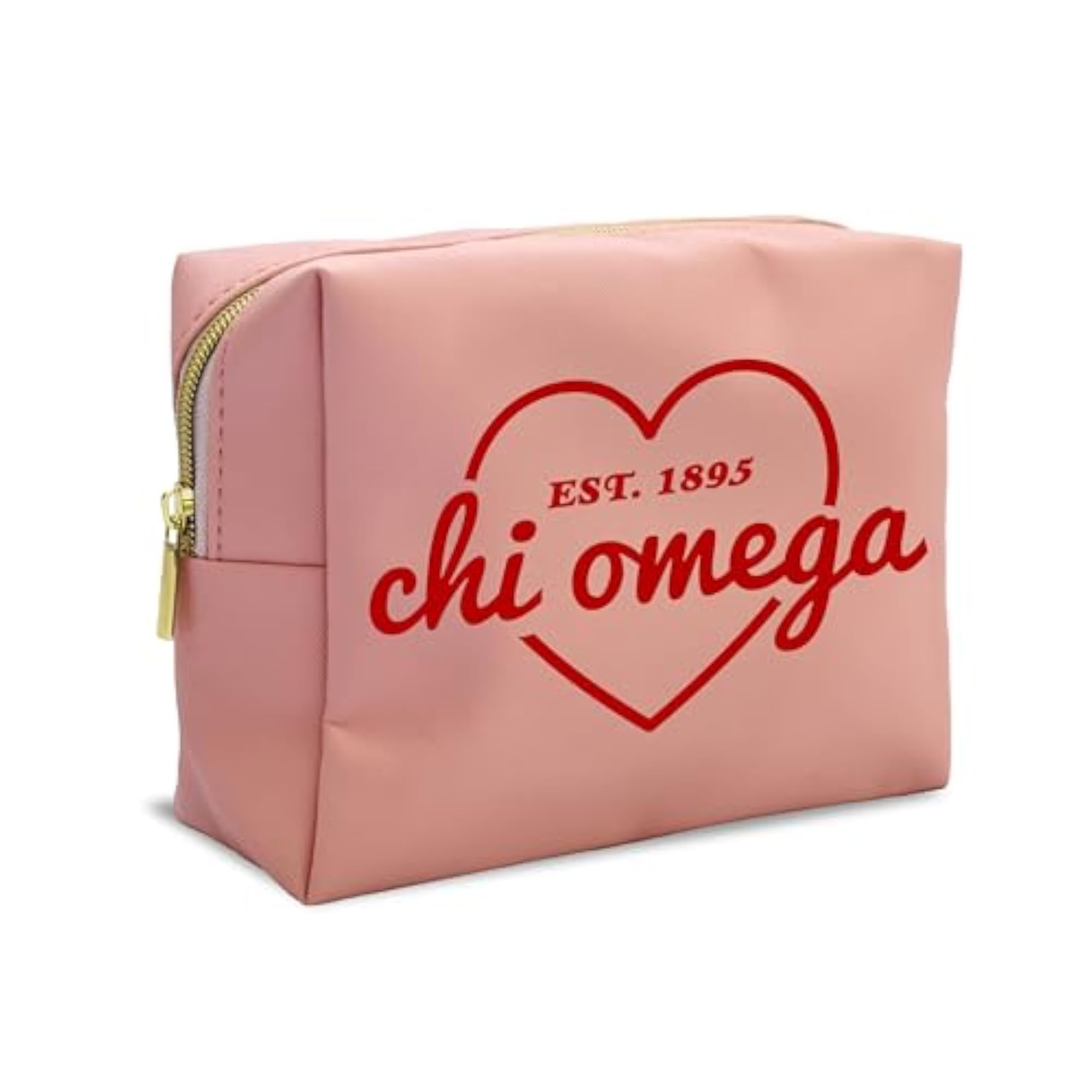 Chi Omega Pink Makeup Bag