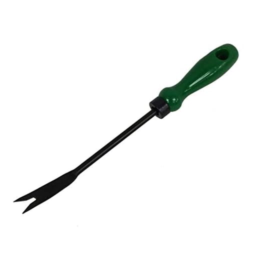 BFA Fresh Garden Tools - Short Handle Landscaping Steel Weeder for Lawn, Garden Weeding