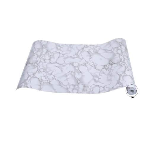 Papel Adhesivo Aluminio Cocina Papel de pared autoadhesivo impermeable a prueba aceite mármol for encimera para Decorar Muebles Cocina(Color 6)