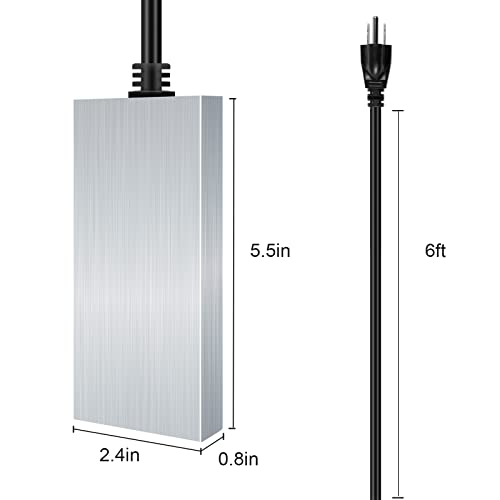Haoguo Chicken Waterer Deicer, Submergible Aluminum Utility De-Icer Keeps Water From Freezing, 250 Watt #TOP5