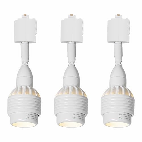 FSLiving 3個セット スポットライト リモコン E26 7W LED 電球 配光角度調整可能 調光&調色機能 COB光源 屋内用 壁 天井 展示 撮影 ブラック LEDスポットライトダクトレール用 スポットライトダクトレール用 E26口金 ライティ