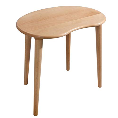 STAZHQ Accent Table-Solid Wood Round Snack Table Sofa Side Table Ameri