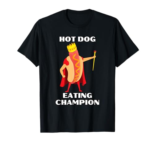 Campeón De Comer Perritos Calientes Camiseta