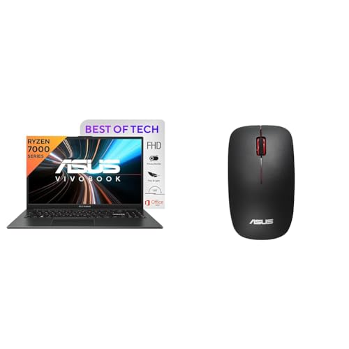 Image of ASUS Vivobook Go 15 (2023), Windows, AMD Ryzen 5 7520U, 15.6 inch (39.62 Cm) FHD, Thin & Light Laptop (16GB /512GB