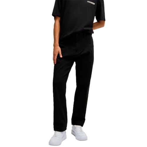 Hugo Pantalon Plat pour Homme en coton premium coupe droite elegante