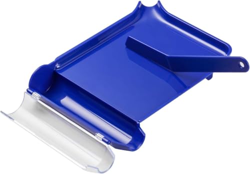 Image of Medarchitect 4PCS Right Hand Pill Counting Tray with Spatula, BlueMedarchitect Right Hand Pill Counting Tray with Spatula (Blue - L Shape)