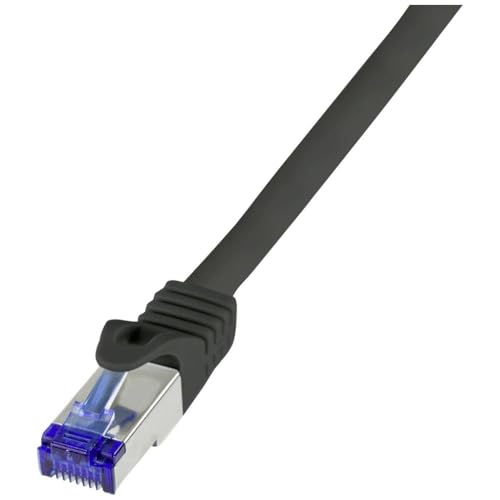 LogiLink C6A073S RJ45 CAT 6a S/FTP 5 m Black 1 pc(s)
