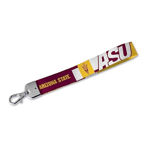 Rico Industries NCAA Standard Wrist Lanyard,Cute Wristlet Strap Keychain Holder Car Keys ID Badges Card Wallet Phone Camera