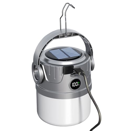 GkgWuxf Lanterna solare, torcia a LED portatile e leggera, per campeggio, luce compatta multifunzionale per esterni casa e lavoro notturno GkgWuxf Lanterna solare, torcia a LED portatile e leggera, per campeggio, luce compatta multifunzionale per esterni casa e lavoro notturno