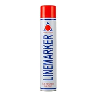 Aerosol Solutions Line Marker, Grass and Road Spray Paint, Red, 750 ml (Pack of 1)