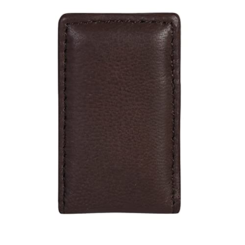 Image of LB LEATHERBOSS Men's New Leather Strong Magnetic Money Clip (Brown)