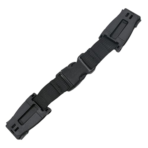 Seat Chest Harness Buckle,Anti Escape Seat Strap Harness Chest Buckle for Strollers,High Chairs,Pushchair,Schoolbags(Black)