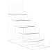 Cabilock Clair Acrylique 6 Niveaux Présentoir Acrylique Riser Affichage Plateau pour Chiffres Étape Acrylique Portefeuille Bourse Lunettes Affichage Organisateur Titulaire