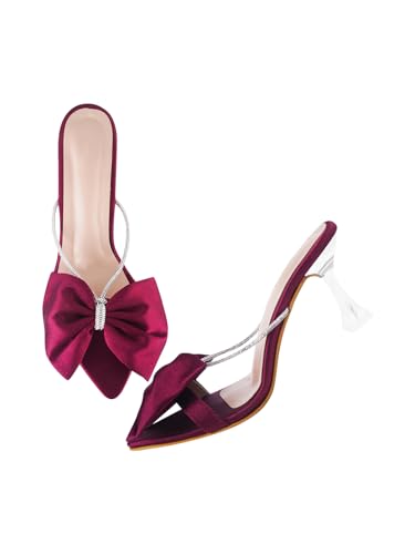 Image of SilverArrow Chunky Spool Heels Comfortable & Trendy Party Block Heel Sandals For Womens & Girls