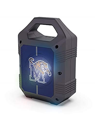 SOAR NCAA ShockBox XL LED Wireless Bluetooth Speaker, Memphis Tigers