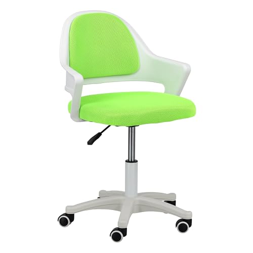 Totò Piccinni Sedia Ufficio PUCCI girevole con altezza regolabile ideale per camerette camere studio ragazzi (Verde)
