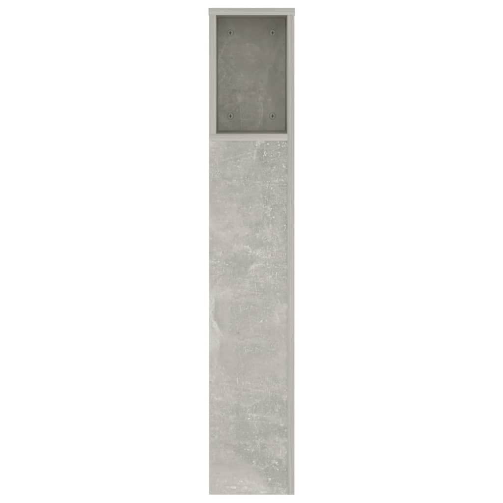 Hoofdbordkast 140x18,5x104,5 cm hoogglans wit
