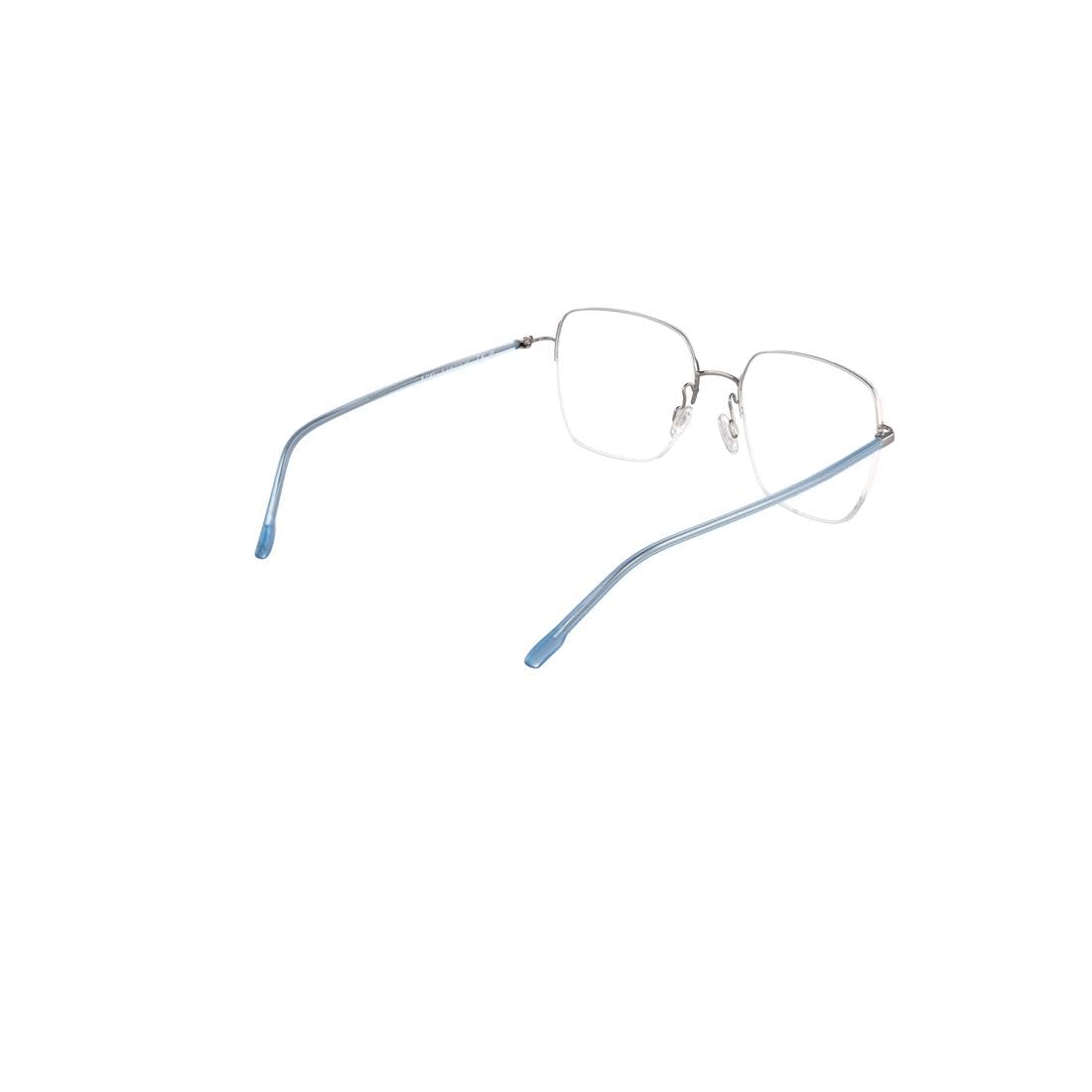 Rodenstock R7143 Oprawki do okularów na receptę, srebrne, niebieskie, damskie, Srebrny, niebieski, 54