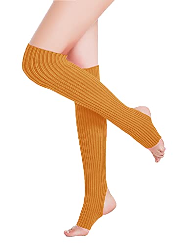 Image of v28 Women's Neon Knit Leg Warmer for 80s Party Dance Sports Yoga