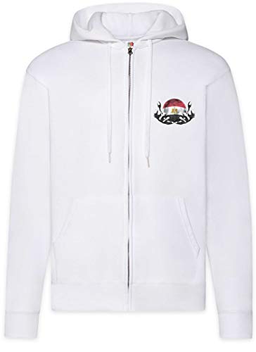 Egypte Football Magic Ball sweat zippé Urban Backwoods contre le froid du soir