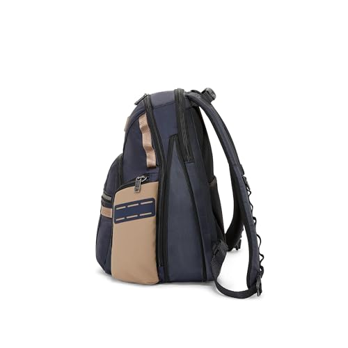 Image of TUMI - Alpha Bravo Navigation Backpack - Everyday Travel Backpack - Fits Up to 15 inch Laptop - 16.0 inch X 14.0 inch X 7.3 inch - Midnight Navy /Khaki