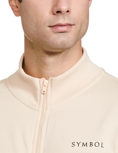 Image of Amazon Brand - Symbol Men's Cotton High Neck Sweatshirt