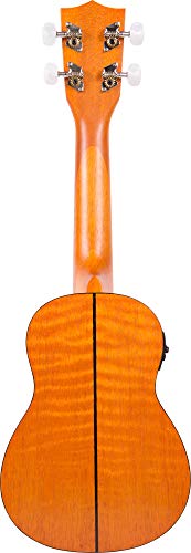 Kala KA Sem EQ Natura Ukulélé soprano en acajou exotique avec sac - Les Beatles, Paul McCartney, John Lennon, RIngo Starr, George Harrison Kala KA Sem EQ Natura Ukulélé soprano en acajou exotique avec sac – Image 3