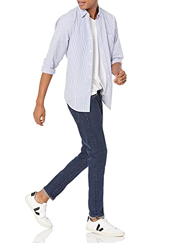 Amazon Essentials Mens Regular-Fit Long-Sleeve Casual Poplin Shirt