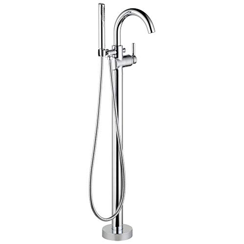 Delta Faucet Trinsic Floor-Mount Freestanding Tub Filler