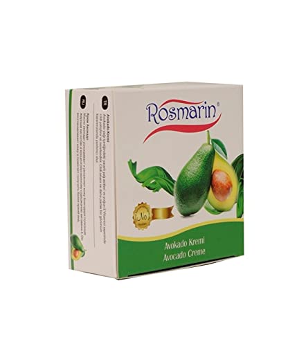 Rosmarin Avocado Cream Moisturizing for Face and Hand Skin No Paraben 150ml 5.2oz