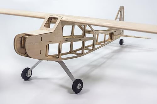Kit de avión RC DIY de madera de balsa modelo volador T05 6