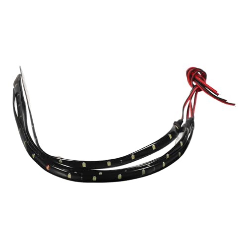 Alipis 4pcs LED Car Interior Lights Strip Lights for Car Decoration Easy Installation with Adhesive Tape