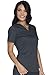 Scrubs for Women Workwear Core Stretch V-Neck Top, Soft Brushed Twill WW630, L, Pewter