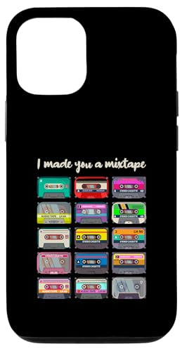 I Made You A Mixtape, música de los 80 y 90, cinta de audio clásica Carcasa para iPhone 12/12 Pro