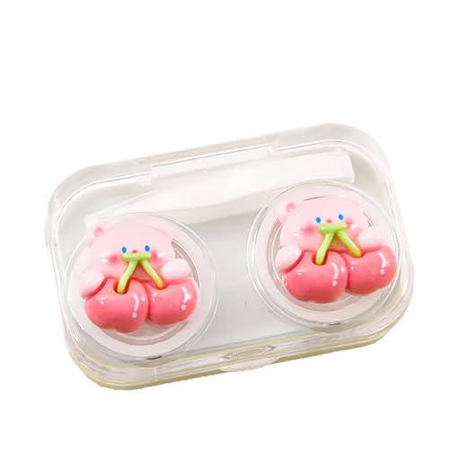 Mini estojos portáteis para lentes de contato, suporte de contêiner para viagem e casa LCC798-01