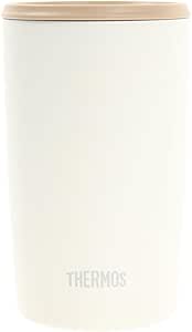 サーモス 真空断熱タンブラー フタ付き 400ml ホワイト JDP-400 WH