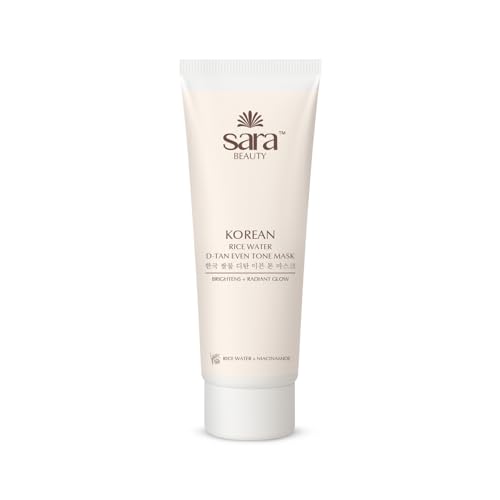 Image of Sara Korean rice water D-tan even tone mask 120g