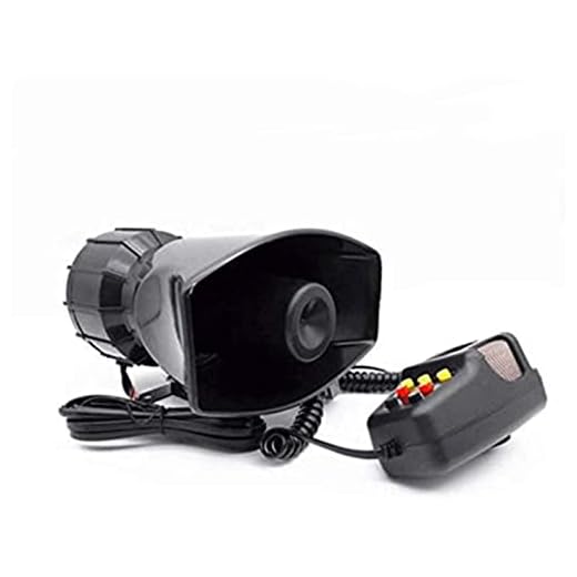 Mioke Altavoz de Coche, Alarma Del Coche Motocicleta Sirena Policia Bombero de Advertencia de Cuerno Amplificador de Sonido