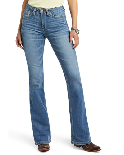 ARIAT Women's Daniela High Rise Bootcut Jeans - 10039602 33 XL Blue2